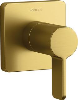 Single Handle Diverter Valve Trim in Vibrant&reg; Brushed Moderne Brass