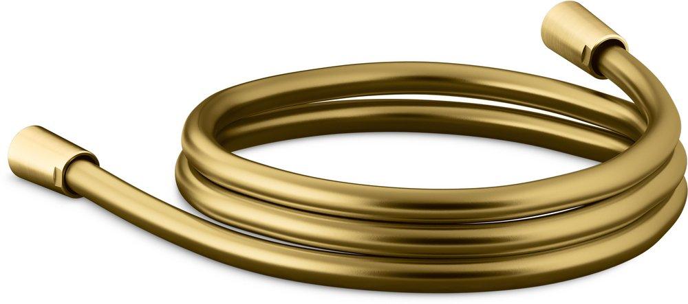 KOHLER Vibrant&reg; Brushed Moderne Brass 1/2 x 60 in. Metal Hose 