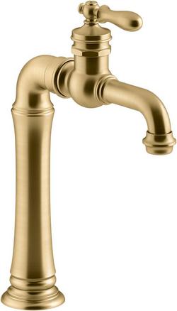 Single Handle Bar Faucet in Vibrant&reg; Brushed Moderne Brass