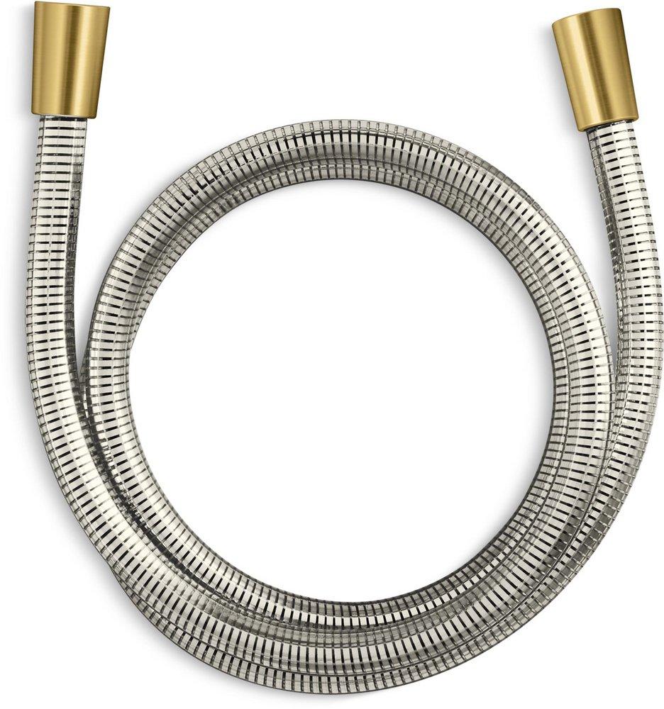 KOHLER Vibrant&reg; Brushed Moderne Brass 60 in. Brass Hose 