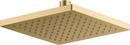 KOHLER Vibrant® Brushed Moderne Brass Single Function Rain Showerhead 