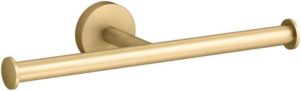 KOHLER Vibrant&reg; Brushed Moderne Brass Wall Toilet Tissue Holder 