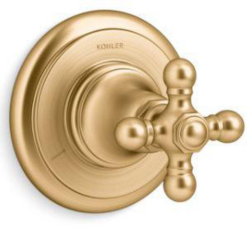 KOHLER Vibrant&reg; Brushed Moderne Brass Single Handle Bathtub & Shower Faucet (Trim Only) 
