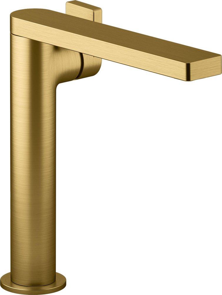KOHLER Vibrant Brushed Moderne Brass Single Handle Vessel Filler Bathroom Sink Faucet 