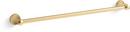 24 in. Towel Bar in Vibrant® Brushed Moderne Brass