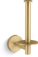 KOHLER Vibrant&reg; Brushed Moderne Brass Wall Toilet Tissue Holder 