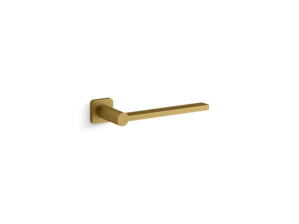 KOHLER Vibrant&reg; Brushed Moderne Brass 9-1/2 in. Towel Bar 