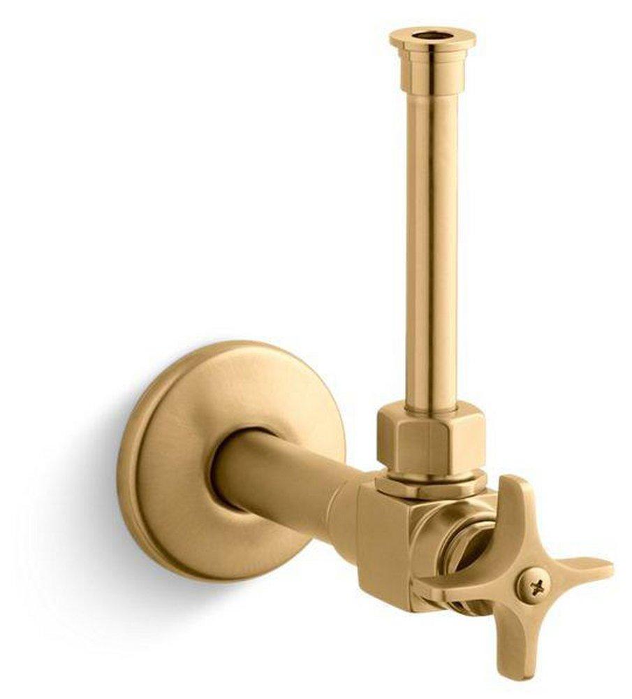 KOHLER Vibrant Brushed Moderne Brass Toilet 1/2 in. Supply Kit 