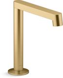 KOHLER Vibrant&reg; Brushed Moderne Brass Metal Spout 
