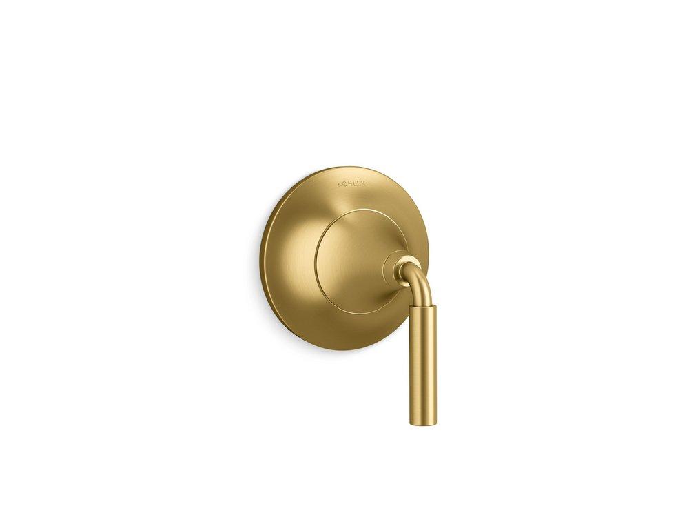 KOHLER Vibrant&reg; Brushed Moderne Brass Single Handle Dual Function Bathtub & Shower Faucet (Trim Only) 