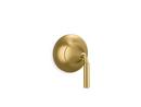 Single Handle Diverter Valve Trim in Vibrant® Brushed Moderne Brass