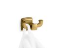 KOHLER Vibrant&reg; Brushed Moderne Brass 2-Hook Robe Hook 