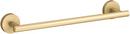 12 in. Towel Bar in Vibrant® Brushed Moderne Brass