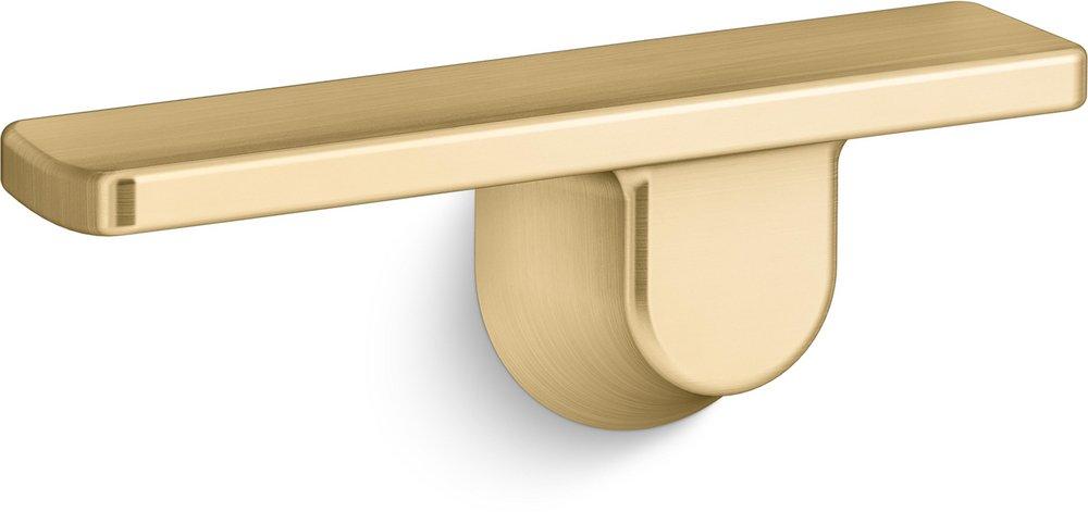 KOHLER Vibrant Brushed Moderne Brass Left-Hand Trip Lever 