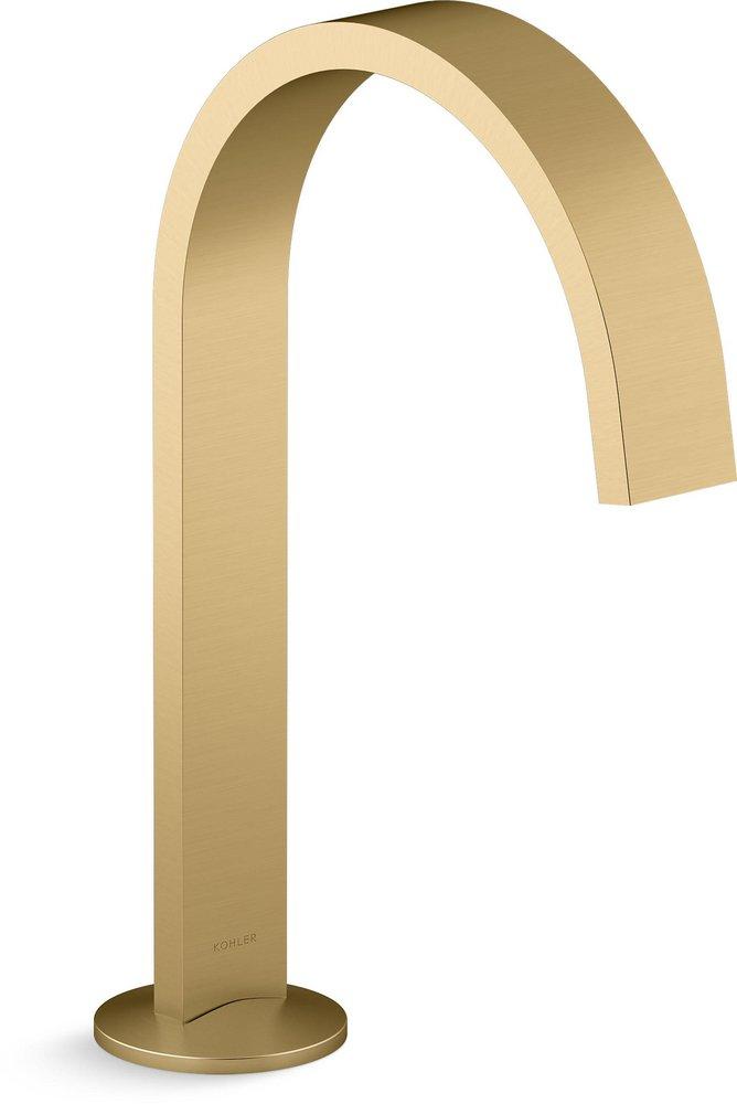 KOHLER Vibrant&reg; Brushed Moderne Brass Metal Spout 