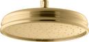 Single Function Showerhead in Vibrant® Brushed Moderne Brass