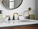KOHLER Vibrant&trade; Brushed Moderne Brass Two Handle Roman Tub Faucet 