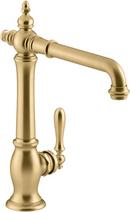 Single Handle Kitchen Faucet in Vibrant® Brushed Moderne Brass