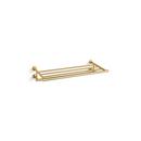 KOHLER Vibrant&reg; Brushed Moderne Brass 24 in. Towel Holder 