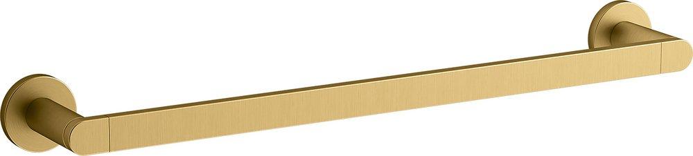 KOHLER Vibrant Brushed Moderne Brass 20 in. Towel Bar 