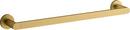 KOHLER Vibrant Brushed Moderne Brass 20 in. Towel Bar 