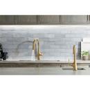 KOHLER Vibrant Brushed Moderne Brass Single Handle Pull Down Kitchen Faucet 