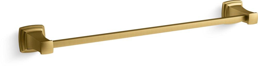 KOHLER Vibrant&reg; Brushed Moderne Brass 24 in. Towel Bar 