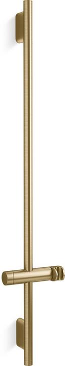 34-5/16 in. Shower Rail in Vibrant® Brushed Moderne Brass