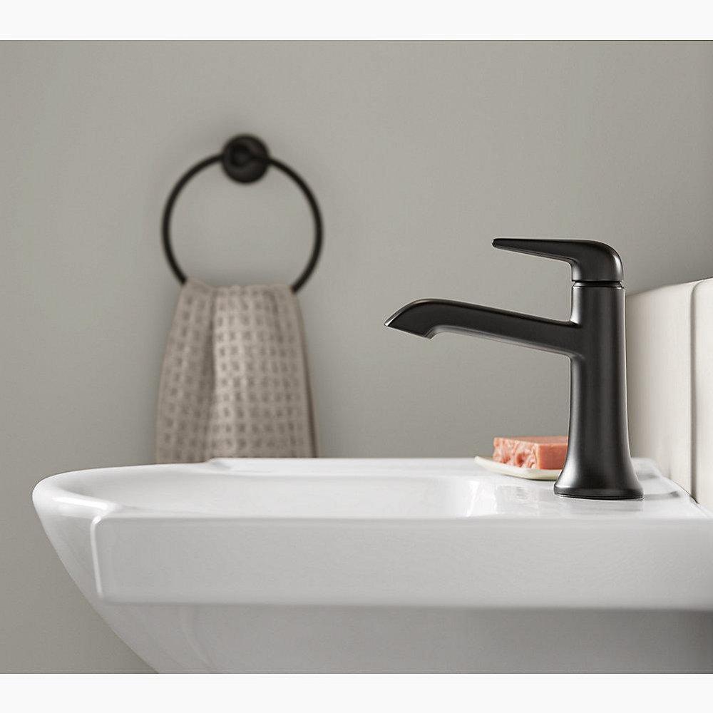 KOHLER Vibrant&reg; Brushed Moderne Brass Round Closed Towel Ring 