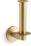Wall Toilet Tissue Holder in Vibrant® Brushed Moderne Brass