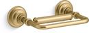 Wall Mount Toilet Tissue Holder in Vibrant® Brushed Moderne Brass