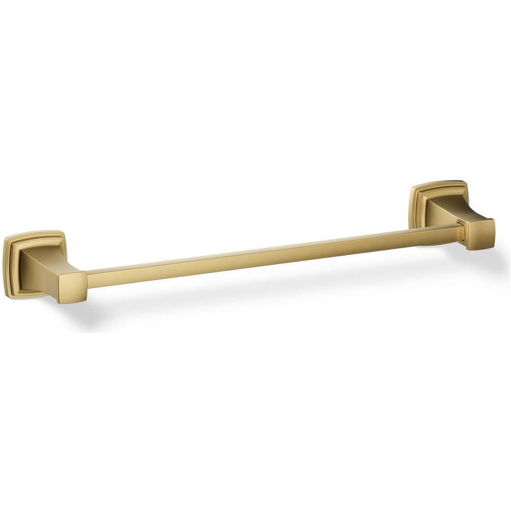 KOHLER Vibrant Brushed Moderne Brass 18 in. Towel Bar 