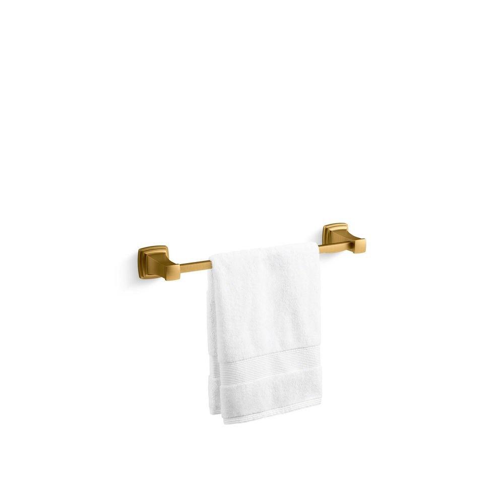 KOHLER Vibrant Brushed Moderne Brass 18 in. Towel Bar 