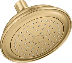 Single Function Showerhead in Vibrant&reg; Brushed Moderne Brass