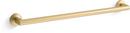 KOHLER Vibrant Brushed Moderne Brass Towel Bar in Vibrant Brushed Moderne Brass 