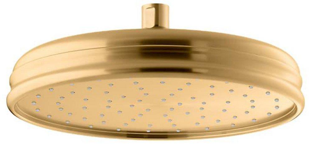 KOHLER Vibrant&reg; Brushed Moderne Brass Single Function Rain Showerhead 
