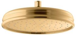 Single Function Showerhead in Vibrant&reg; Brushed Moderne Brass
