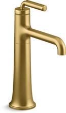 Single Handle Monoblock Bathroom Sink Faucet in Vibrant® Brushed Moderne Brass