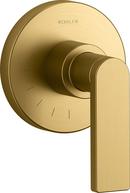 KOHLER Vibrant&reg; Brushed Moderne Brass Single Handle Bathtub & Shower Faucet (Trim Only) 