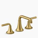 Two Handle Widespread Bathroom Sink Faucet in Vibrant® Brushed Moderne Brass