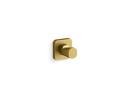 KOHLER Vibrant Brushed Moderne Brass 1-Hook Robe Hook 