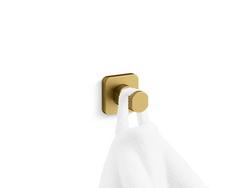 1-Hook Robe Hook in Vibrant&reg; Brushed Moderne Brass
