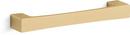 5 in. Center to Center Cabinet Pull in Vibrant Brushed Moderne Brass