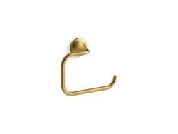 Rectangular Open Towel Ring in Vibrant® Brushed Moderne Brass