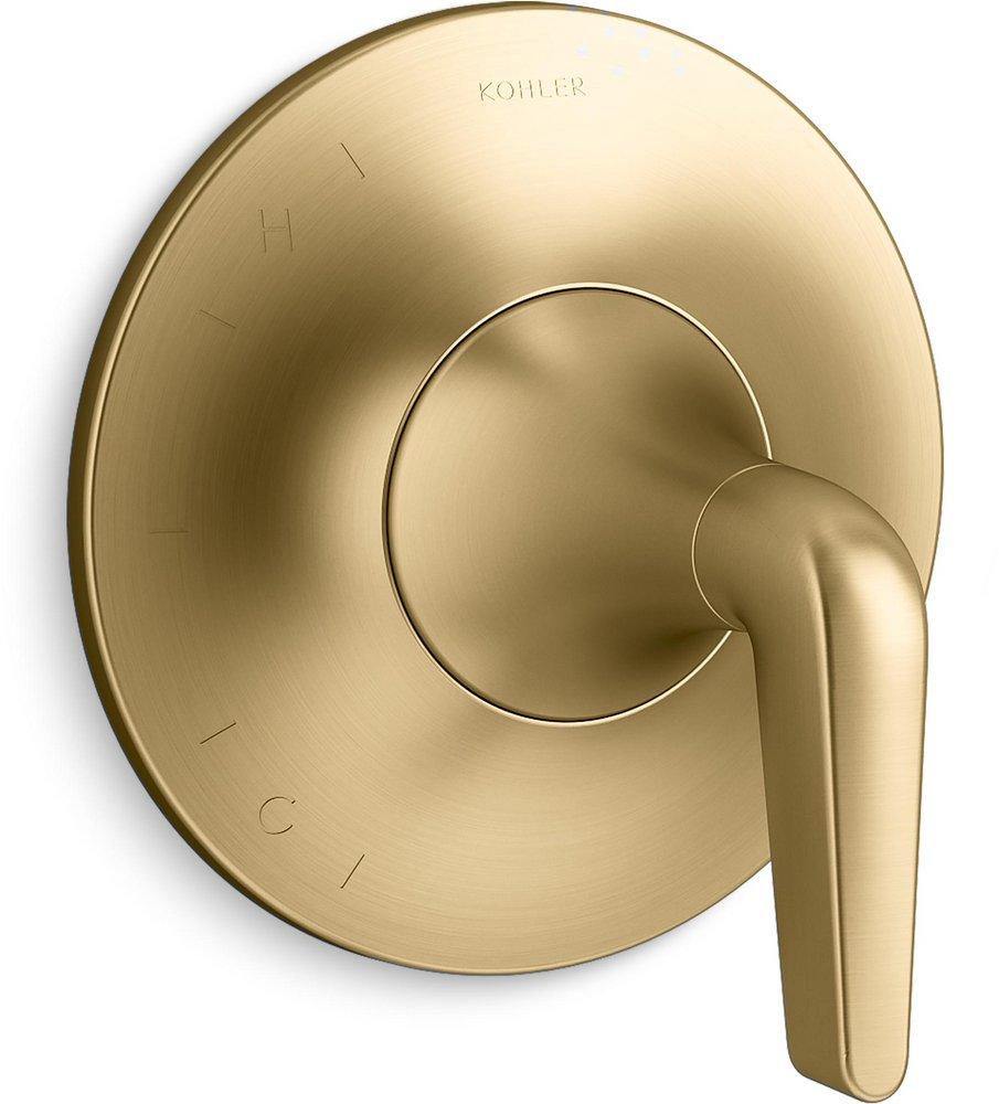 KOHLER Vibrant&reg; Brushed Moderne Brass Valve Trim 