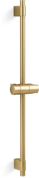 24 in. Shower Rail in Vibrant® Brushed Moderne Brass