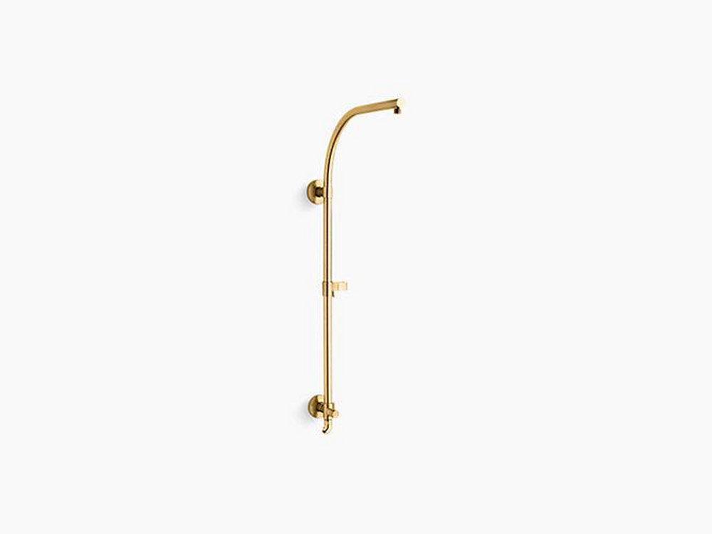 KOHLER Vibrant Brushed Moderne Brass 28-1/2 in. Shower Rail 