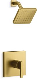 One Handle Single Function Shower Faucet in Vibrant&reg; Brushed Moderne Brass (Trim Only) 