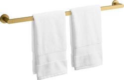 30 in. Towel Bar in Vibrant Brushed Moderne Brass
