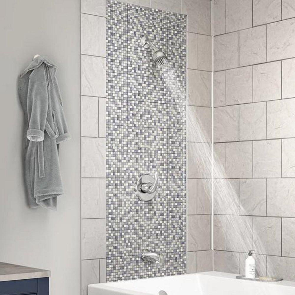 Symmons Industries Polished Chrome Two Handle Shower System Trim Only 